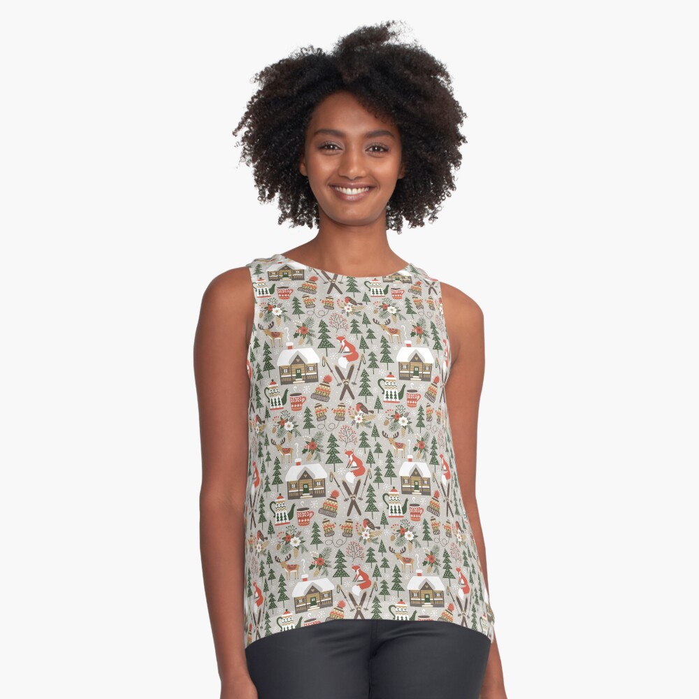 Item preview, Sleeveless Top designed and sold by MirabellePrint.