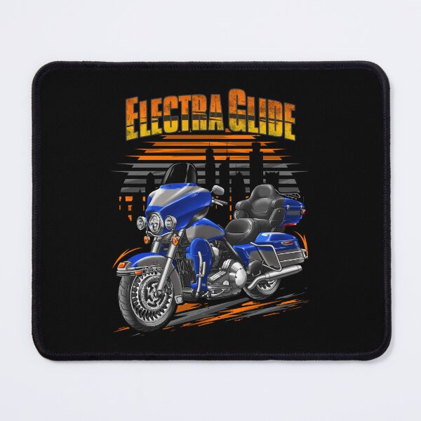 Item preview, Motorcycle Electra Glide Ultra Classic FLHTCU & FLHTCUI 2010 (Flame Blue Pearl & Brilliant Silver Pearl) for Motorcycle Riders designed and sold by MotoApparelHub.