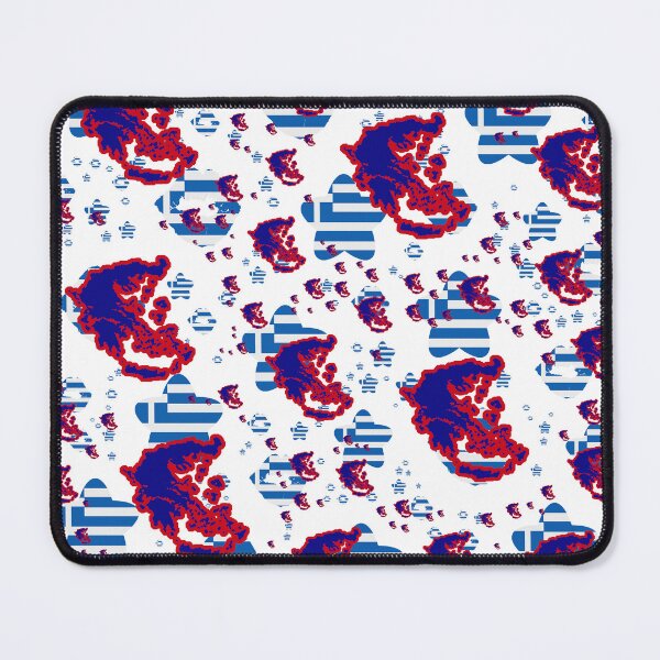 Item preview, Greece Montage With Country Shape Stars And Flag Overlays designed and sold by TheIconSmith.