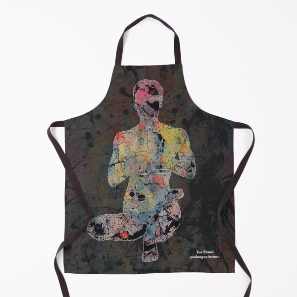 Item preview, Toe Stand Yoga Pose - Abstract Watercolor Art designed and sold by FinlayMcNevin.