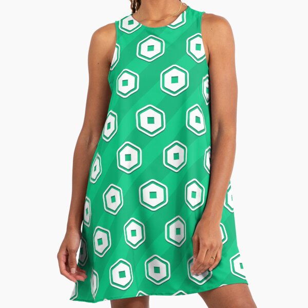 Roblox Robux Design Seamless Pattern Art" A-Line Dress for Sale by Darcekar  | Redbubble