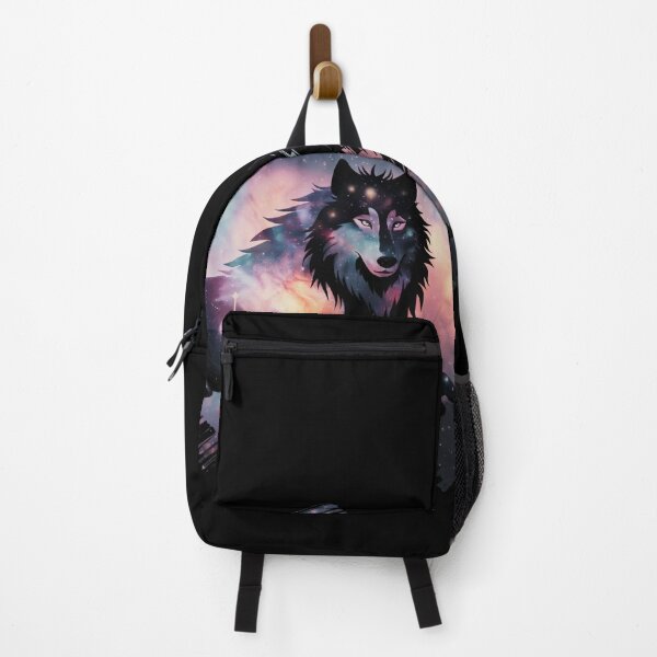 Item preview, Galaxy Wolf Silhouette designed and sold by MadCatPrints.