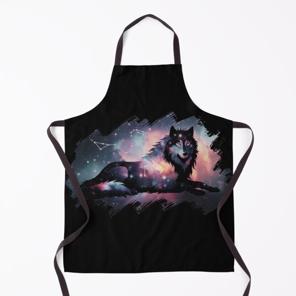 Item preview, Galaxy Wolf Silhouette designed and sold by MadCatPrints.