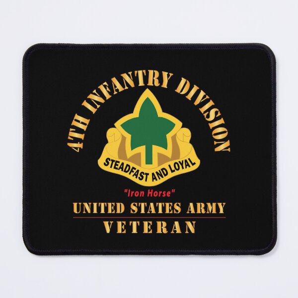 Item preview, Army - DUI - 4th Infantry Division - Iron Horse - US Army Veteran X 300 designed and sold by Military Insignia Products.