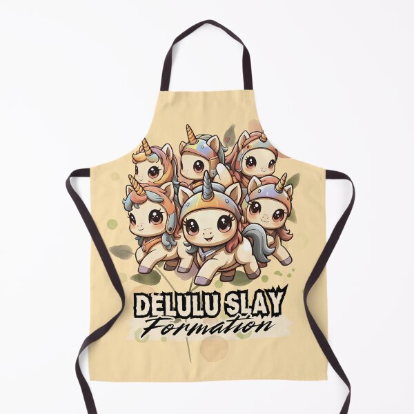 Item preview, Delulu Slay Formation – Unicorn Soft Retro Pastel Edition designed and sold by RisenAgain - Quantum BrainGlitch | Designs.