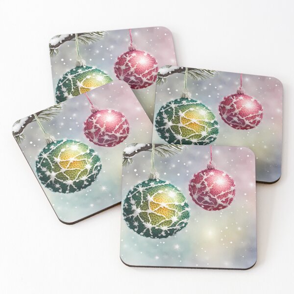Item preview, Colorful Christmas Baubles designed and sold by CalmnessbyChoice.