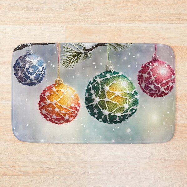 Item preview, Colorful Christmas Baubles designed and sold by CalmnessbyChoice.