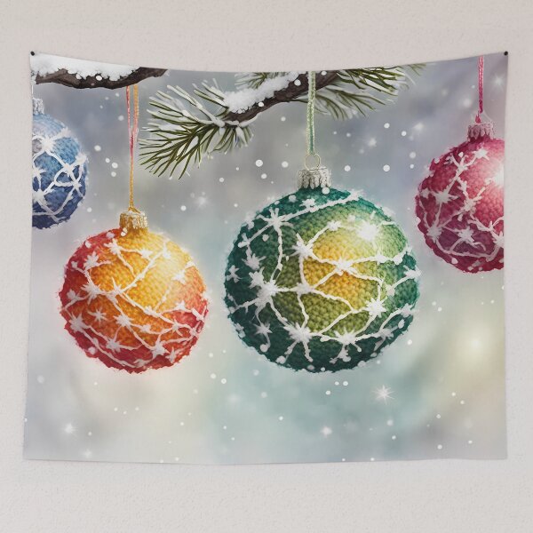 Item preview, Colorful Christmas Baubles designed and sold by CalmnessbyChoice.