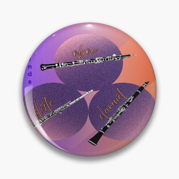 Item preview, Woodwind Musical Instruments Graphic designed and sold by BrightrDayMusicArt.