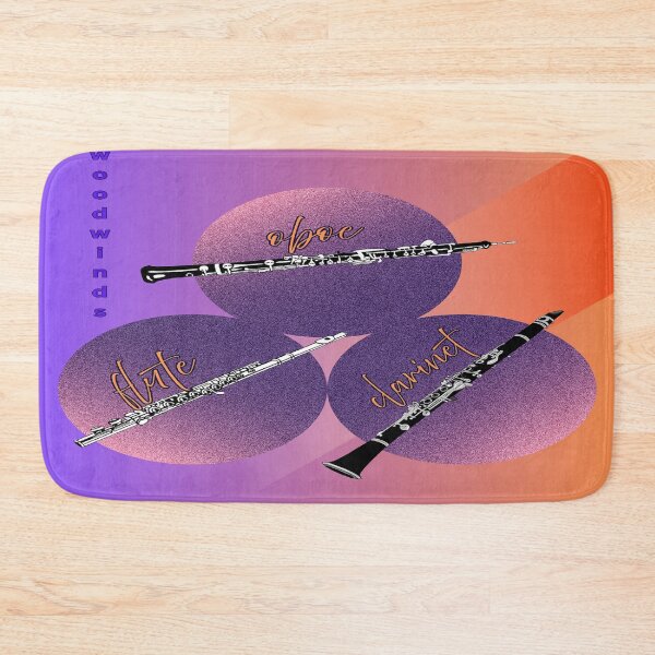 Item preview, Woodwind Musical Instruments Graphic designed and sold by BrightrDayMusicArt.