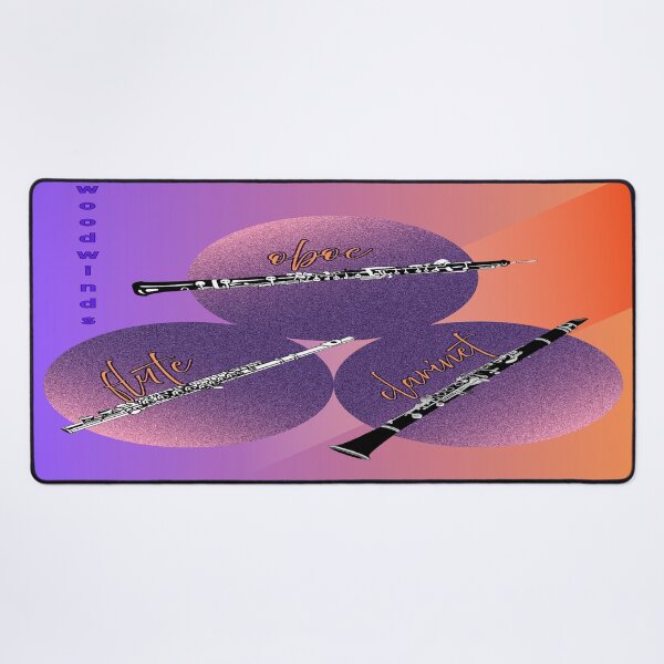 Item preview, Woodwind Musical Instruments Graphic designed and sold by BrightrDayMusicArt.
