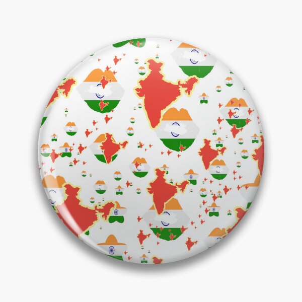 Item preview, India Montage With Country Shape Stars And Flag Overlays, Inde Montage avec superposition de drapeaux et d'étoiles, India Montaje con sobreimpresiones de la bandera y estrellas de países designed and sold by TheIconSmith.
