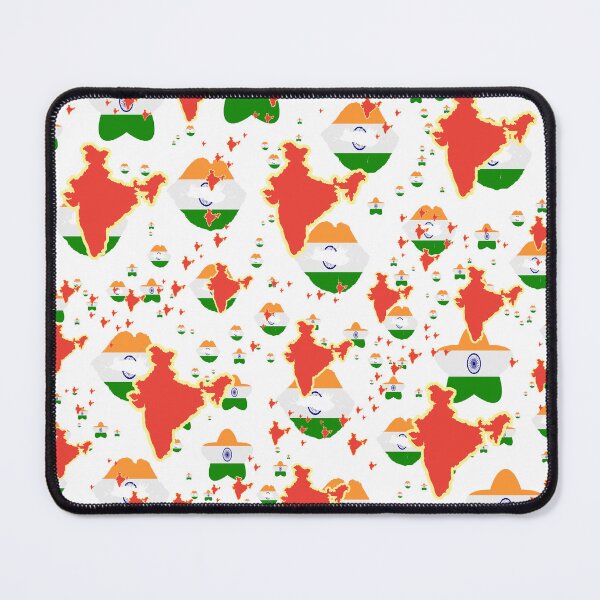 Item preview, India Montage With Country Shape Stars And Flag Overlays, Inde Montage avec superposition de drapeaux et d'étoiles, India Montaje con sobreimpresiones de la bandera y estrellas de países designed and sold by TheIconSmith.