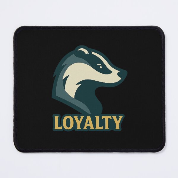 Item preview, Badger of Loyalty – House-Inspired Heart Tee designed and sold by Kru-arty.