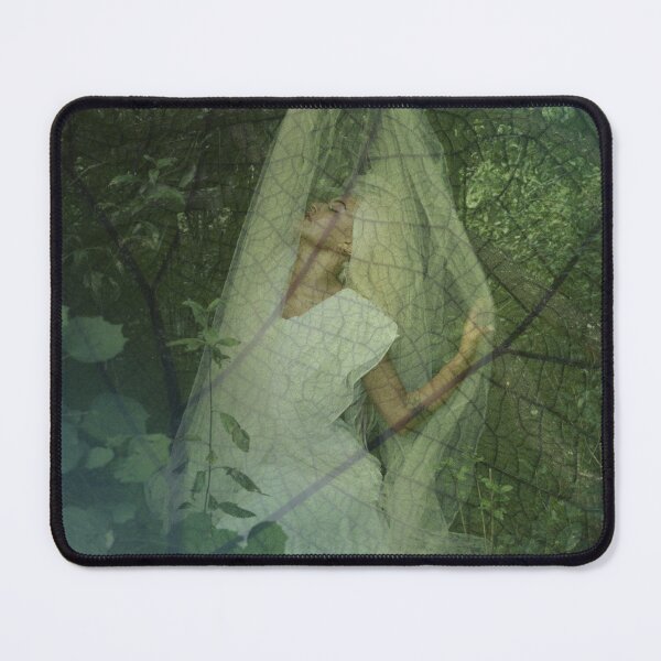 Item preview, Ethereal Forest Spirit - Woman with Ghostly Veil designed and sold by Leaf & Layer.