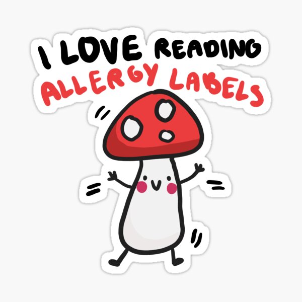 Item preview, Allergy Labels designed and sold by Samantha MadeOfAtoms.