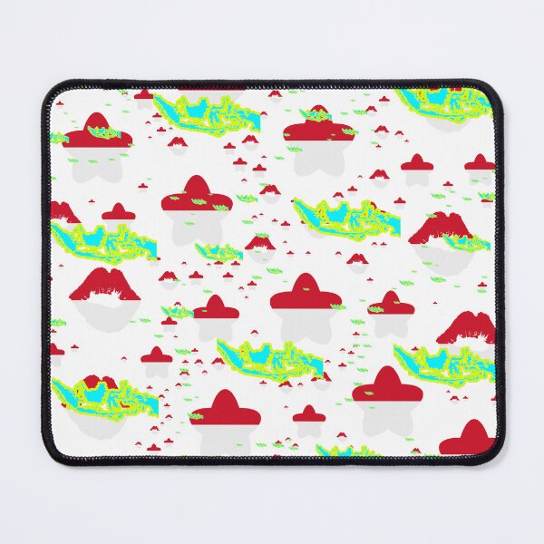 Item preview, Indonesia Montage With Country Shape Stars And Flag Overlays, Indonésie Montage avec superposition de drapeaux et d'étoiles, Indonesia Montaje con sobreimpresiones de la bandera y estrellas de países designed and sold by TheIconSmith.
