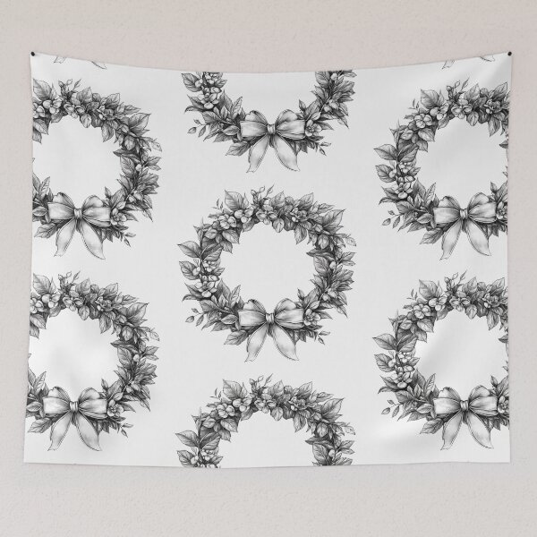 Item preview, Floral wreath designed and sold by MendaciousMina.