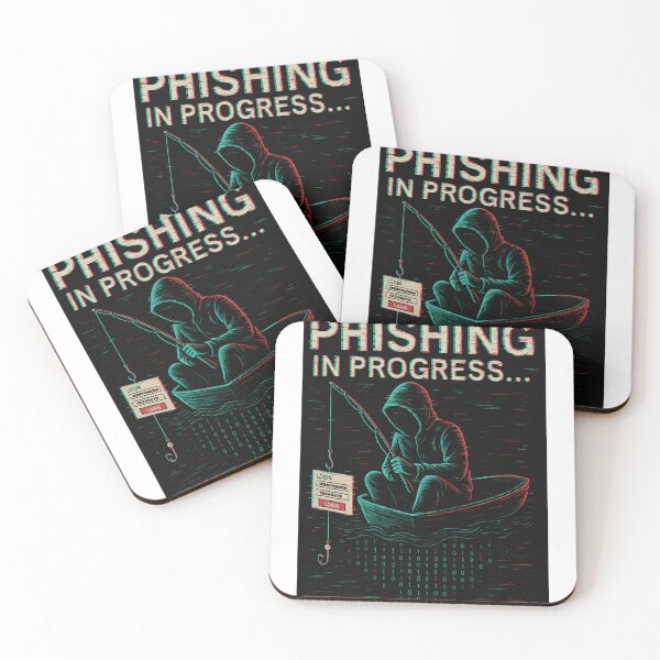Item preview, Cyberpunk Wordplay Fishing Phishing T-Shirt designed and sold by InkTrade.