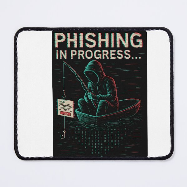 Item preview, Cyberpunk Wordplay Fishing Phishing T-Shirt designed and sold by InkTrade.