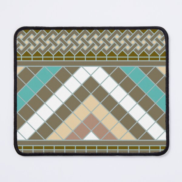 Item preview, Colorful Amazigh Mosaic Ribbon Pattern Retro designed and sold by Tarjiart.