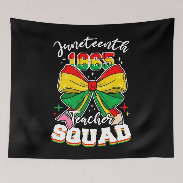Item preview, Juneteenth Teacher Squad Black History Pride Educator Coquette Design Gift designed and sold by JUSTBEELEGANT.