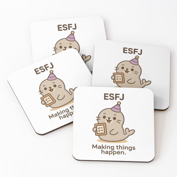 Item preview, ESFJ Kawaii | Organizer Seal with Checklist - Making Things Happen designed and sold by SealSquad.