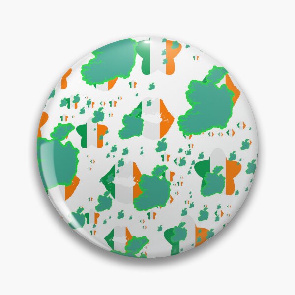 Item preview, Ireland Montage With Country Shape Stars And Flag Overlays, Irlande Montage avec recouvrement de drapeaux et d'étoiles, Ireland Montaje con sobreimpresiones de bandera y estrellas en forma de país designed and sold by TheIconSmith.
