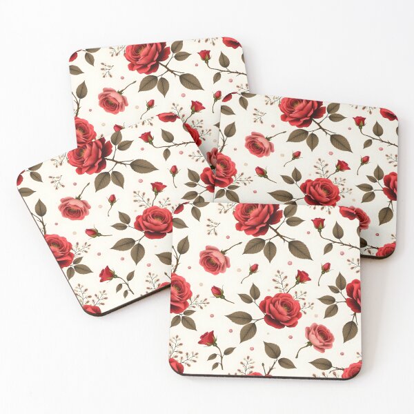 Item preview, Lush Red Rose Stem designed and sold by Ajay Creative Studio.