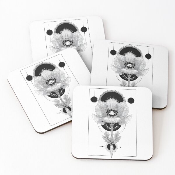 Item preview, Art deco flower designed and sold by MendaciousMina.