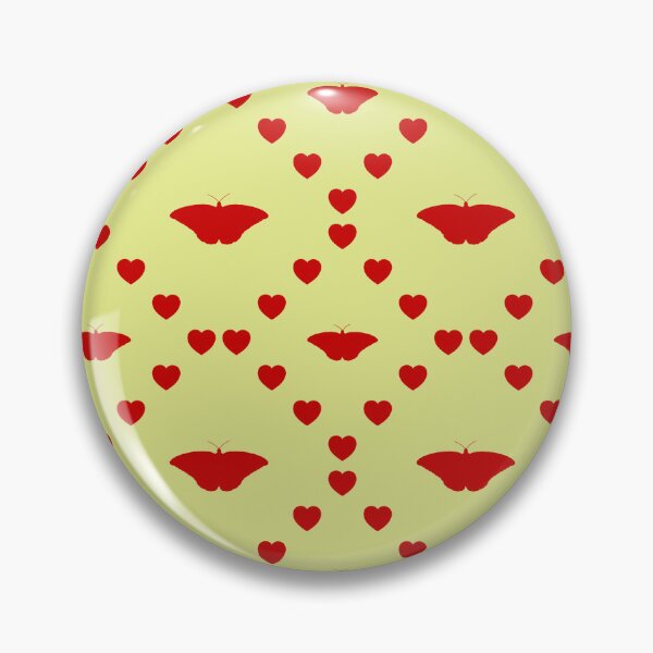Item preview, Monarchfalter Nahtloses Herzmuster Papillon monarque Motif de cœur sans couture Monarch Butterfly Seamless Heart Pattern Farfalla monarca Modello di cuore senza cuciture designed and sold by TheIconSmith.