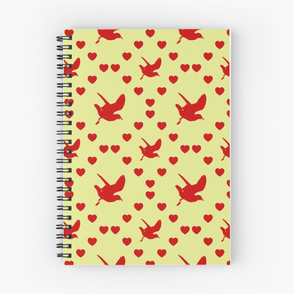 Item preview, Möwe Nahtloses Herzmuster Mouette Motif de cœur sans couture Seagull Seamless Heart Pattern Gabbiano Modello di cuore senza cuciture designed and sold by TheIconSmith.