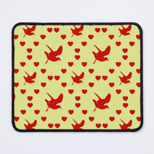 Item preview, Möwe Nahtloses Herzmuster Mouette Motif de cœur sans couture Seagull Seamless Heart Pattern Gabbiano Modello di cuore senza cuciture designed and sold by TheIconSmith.