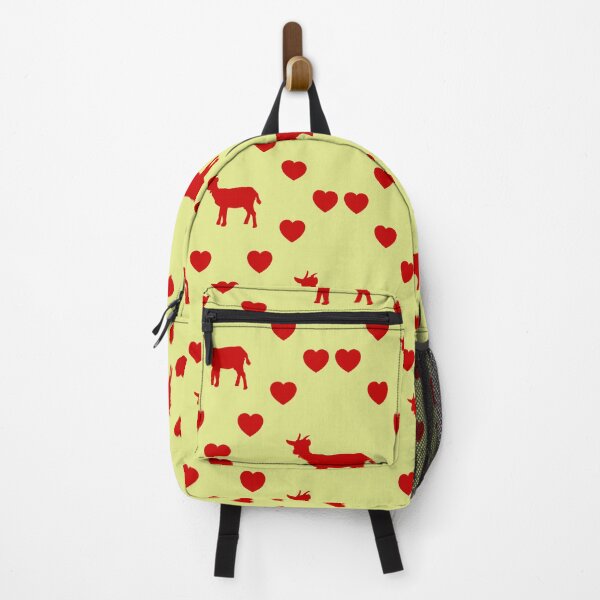 Item preview, Goat Seamless Heart Pattern Chèvre Modèle de cœur sans couture Goat Seamless Heart Pattern Capra Modello di cuore senza cuciture designed and sold by TheIconSmith.