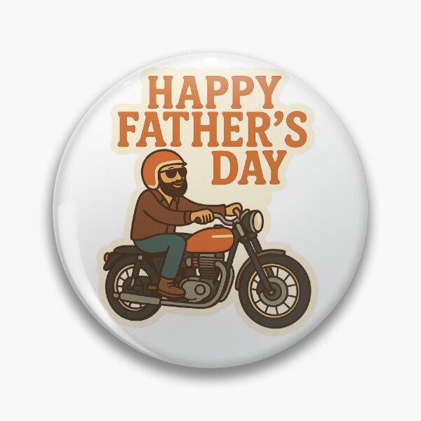 Item preview, Cool Biker Dad Sticker - Retro Father's Day Gift designed and sold by GraciesDigital.