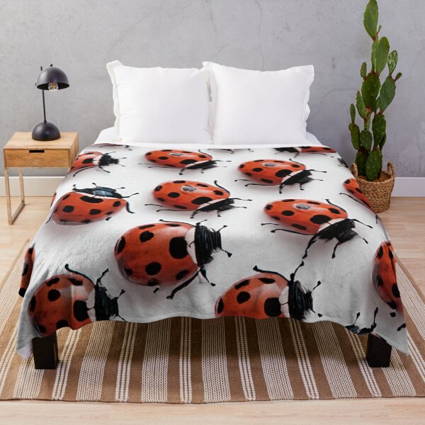 Item preview, Red Ladybugs Watercolour designed and sold by Angry Swan Designs.