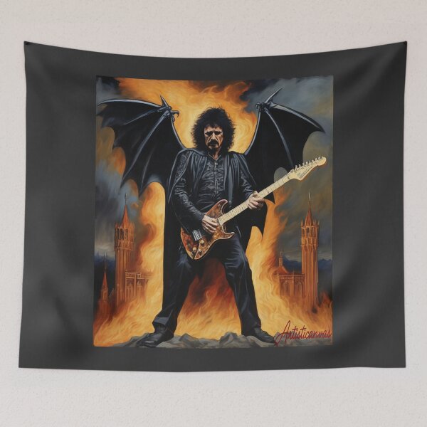 Item preview, "Tony Iommi: Dark Knight of Doom" designed and sold by Artisticanvas.
