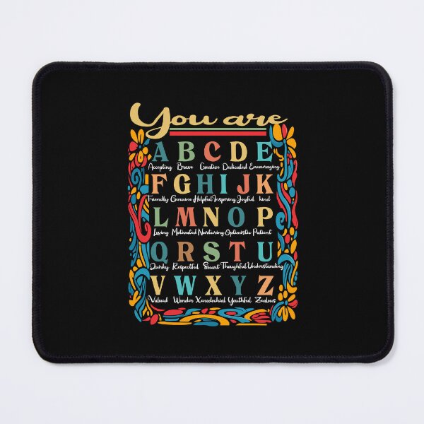 Item preview, You Are Letters Alphabet Learn ABCs Student Reading Teacher designed and sold by Colorfulman.