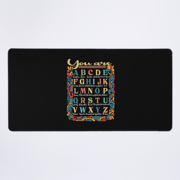 Item preview, You Are Letters Alphabet Learn ABCs Student Reading Teacher designed and sold by Colorfulman.