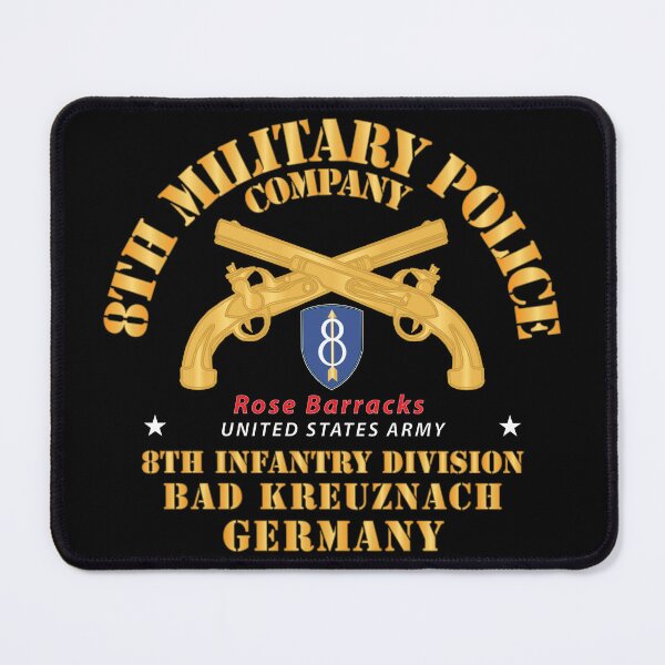 Item preview, Army - 8th MP Company - 8th ID - Bad Kreuznach Germany X 300 designed and sold by Military Insignia Products.