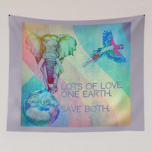 Item preview, lots of different love. one world. save both. designed and sold by asanaworld.