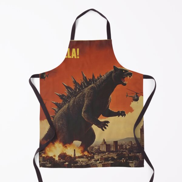 Item preview, Catzilla Poster | Vintage Kaiju Parody Art designed and sold by NovaProArt.