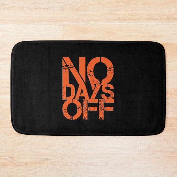 Item preview, Motivational Fitness Quotes | No Days Off designed and sold by typoinspired.