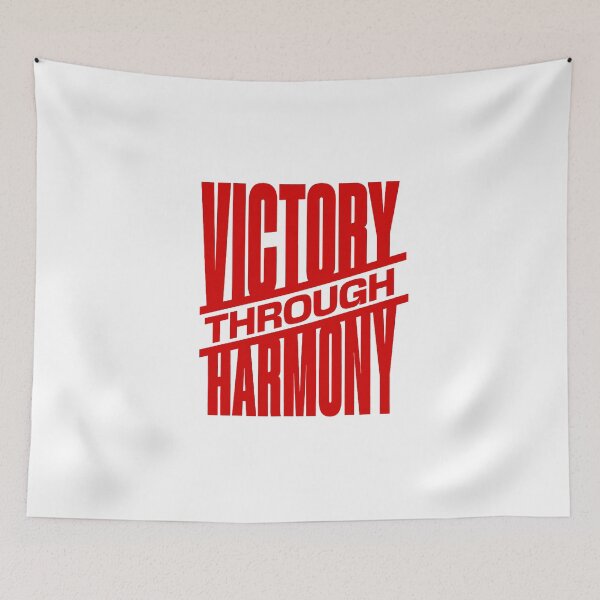 Item preview, Victory through Harmony designed and sold by VRedBaller.