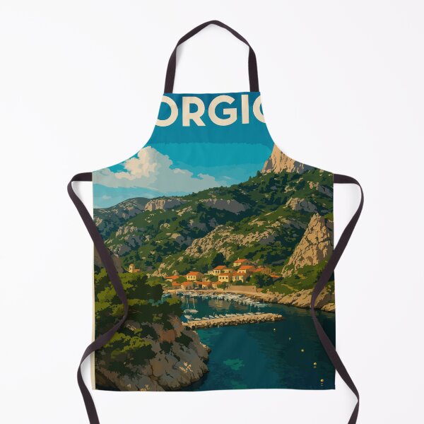 Artikelvorschau, Calanque de Morgiou – Vintage-Plakat Marseille | Poster mit mediterraner Bucht entworfen und verkauft von Atelier Brume.