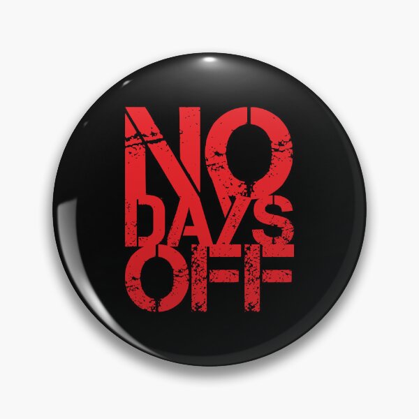 Item preview, Motivational Fitness Quotes | No Days Off designed and sold by typoinspired.