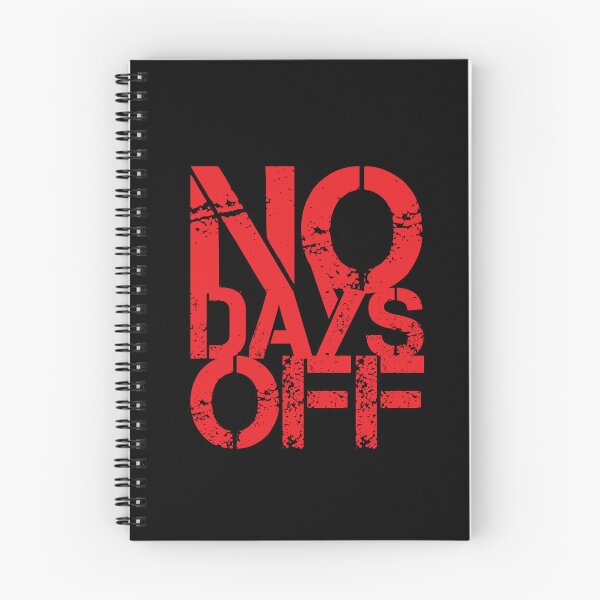 Item preview, Motivational Fitness Quotes | No Days Off designed and sold by typoinspired.