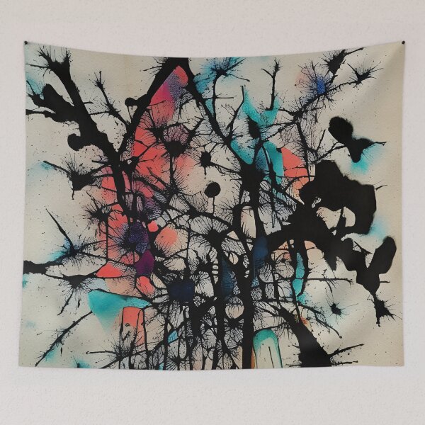 Item preview, Shadows in Motion - Abstract Watercolor Art designed and sold by FinlayMcNevin.