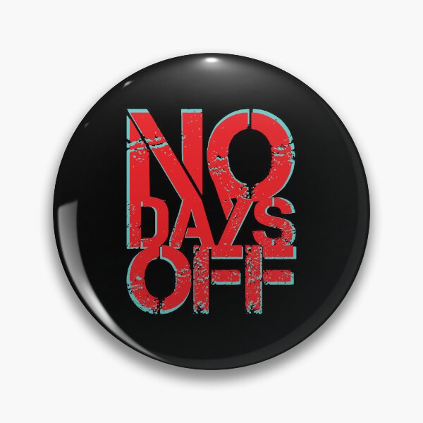 Item preview, Motivational Gym Quotes | No Days Off designed and sold by typoinspired.
