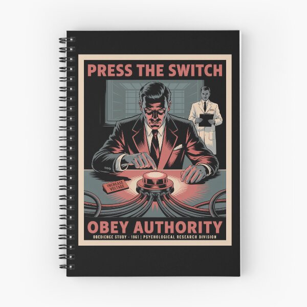 Item preview, Press the Switch - Obey Authority - 1961 Milgram Experiment designed and sold by NatIntrovertSoc.